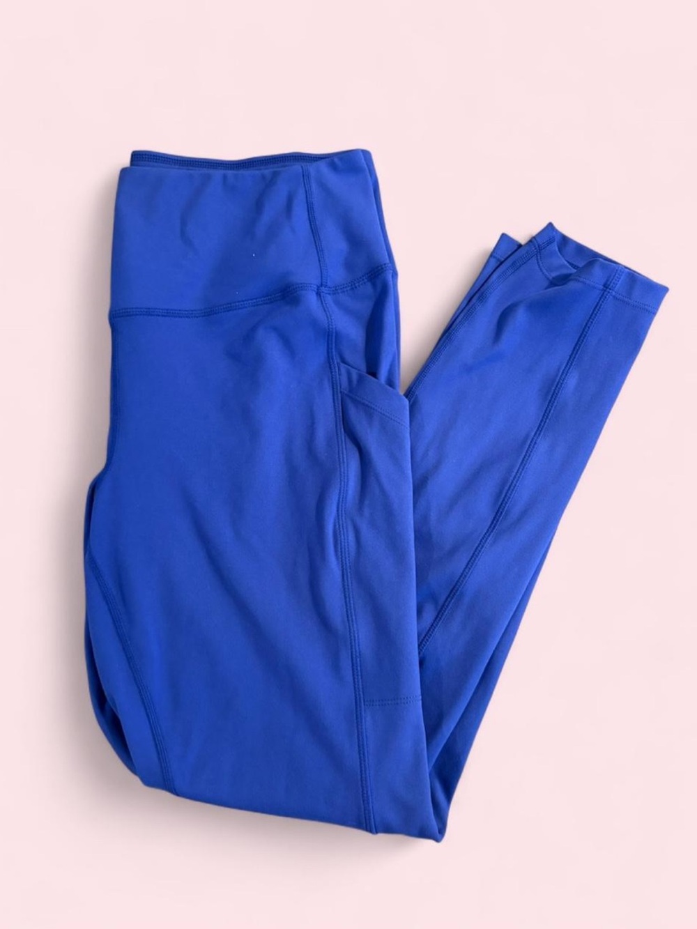 32 Degrees Cool Cobalt Blue High-Waisted Pocket Leggings Size L